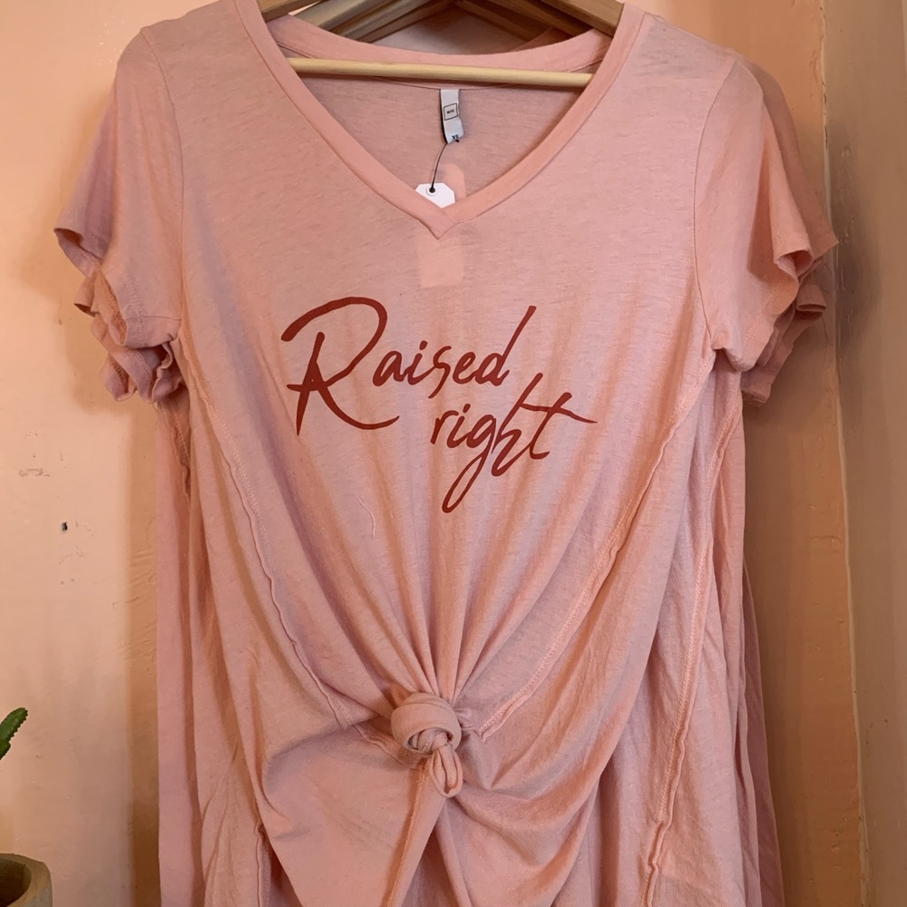 Raised right T